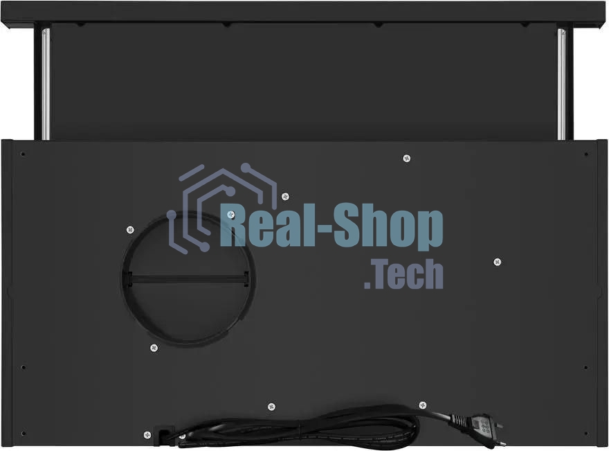 Вытяжка телескопическая HOMSair Flat 60 черный, 60 см, 520 куб. м/ч, 47 дБ