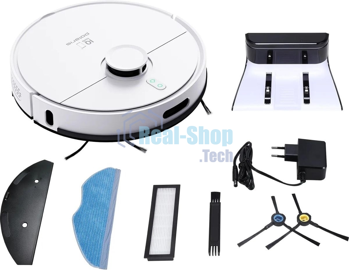 Пылесос-робот Polaris IQ Home PVCR 4500 WIFI 40Вт белый