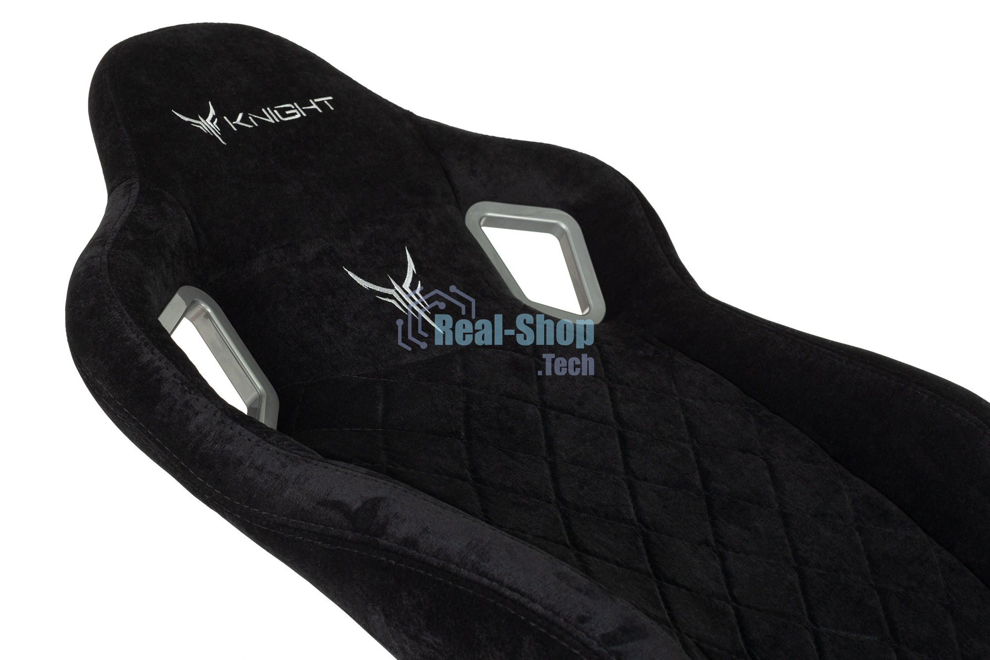 Кресло игровое Бюрократ Knight Outrider Light-20 черный с подголов. крестовина металл