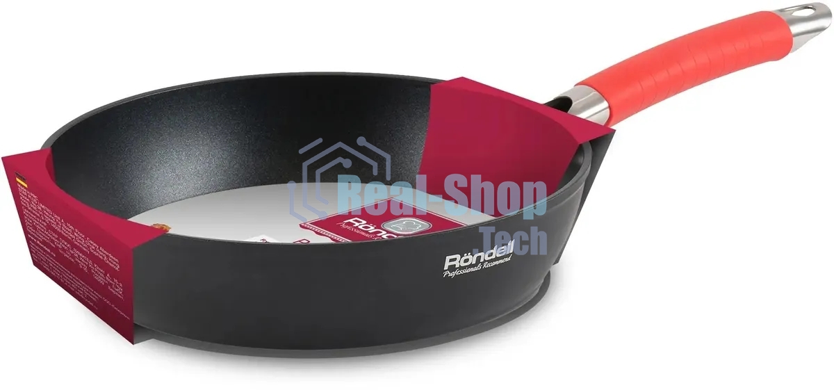 Сковорода Rondell Passion RDA-1931 круглая 26 см, покрытие: Xylan Plus ручка несъемная (без крышки) черный