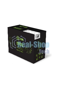 Кресло офисное Cactus CS-CHR-OC02M-BK черный, эко.кожа, крестов. сталь