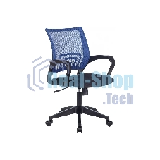Кресло офисное Бюрократ CH-695N синий TW-05 TW-10 сетка/ткань, крестов. пластик