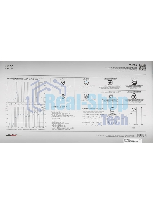 Колонки автомобильные ACV Marine MR62 150Вт 96дБ 16.5см (6 1/2дюйм) (ком.:2кол.) коаксиальные двухполосные