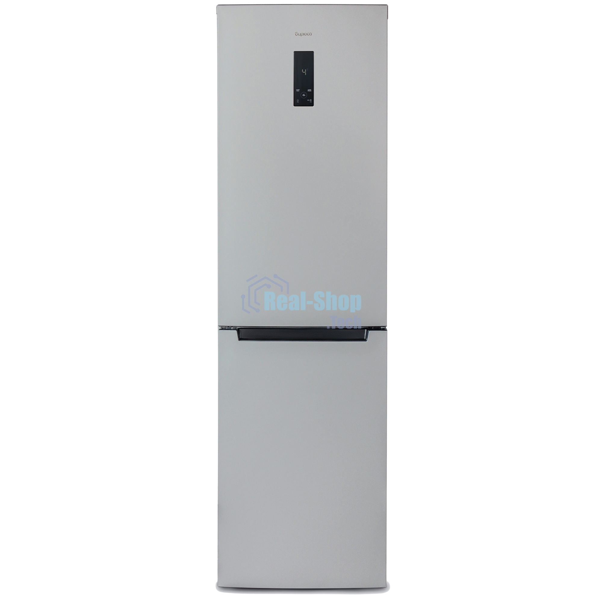 Холодильник Бирюса Б-M980NF металлик двухкамерный 240/130л морозилка снизу, No Frost