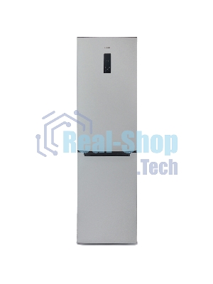Холодильник Бирюса Б-M980NF металлик двухкамерный 240/130л морозилка снизу, No Frost