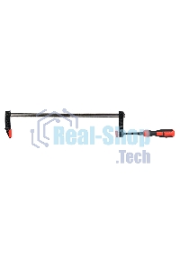 Струбцина F-образная усиленная Deli DL111250Z 500x120 мм, макс. усилие зажима 3500N, резьба 16мм