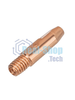 Токосъемный наконечник под проволоку Denzel 1,2 мм, М6х28, E-CU, 20 шт для MIG горелки тип 24