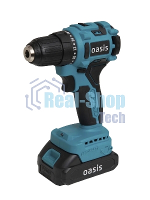 Дрель-шуруповерт Oasis ASU-18A, 18 В, 2 Ач, 50 Нм, бесщеточный, ударный