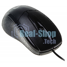 Мышь проводная Oklick 305M черный, 1000 dpi, USB, кнопки - 3