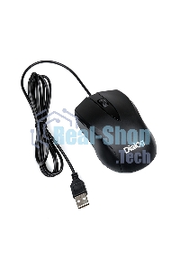 Мышь проводная Dialog Comfort MOС-15U черный, 1200 dpi, USB, кнопки - 3