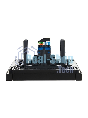 Розетка компьютерная RJ45 кат.6 IEK FORTE&PIANO FP131 черный