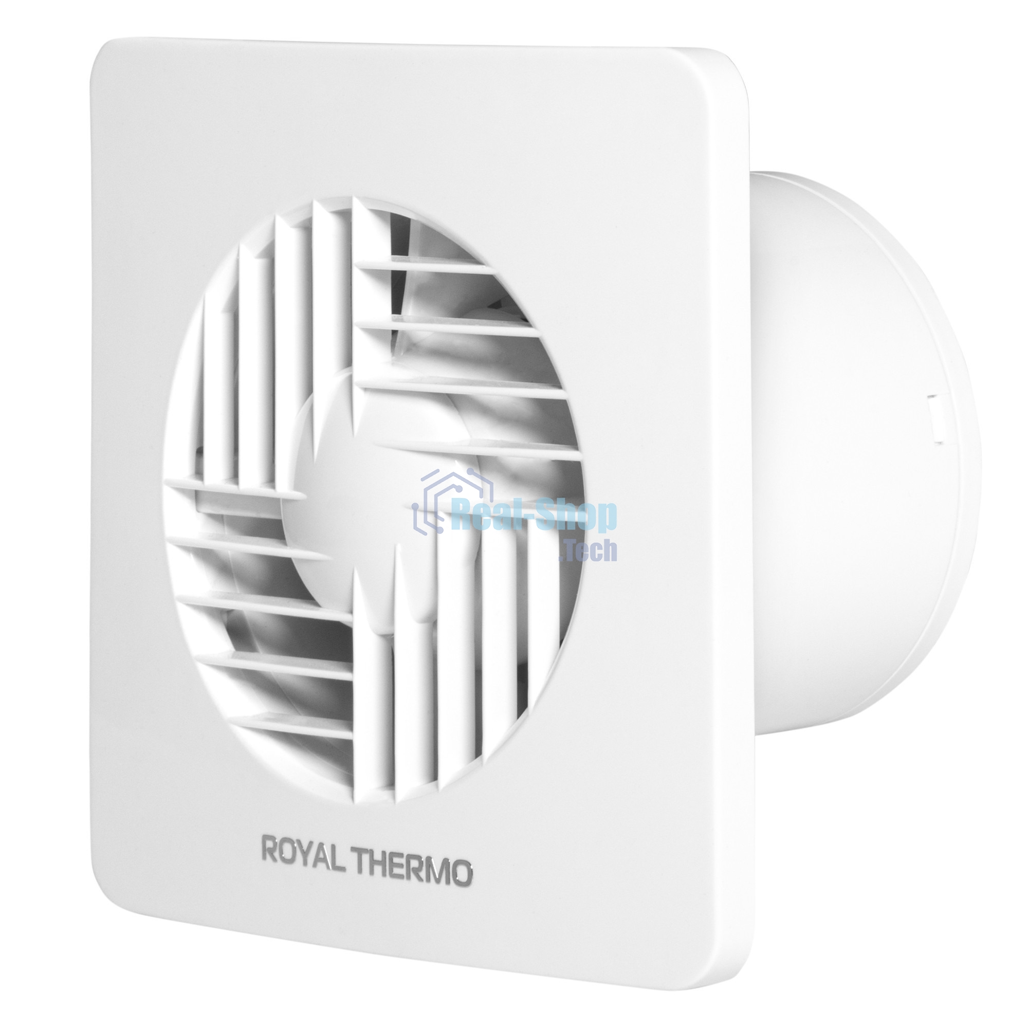 Вытяжной вентилятор Royal Thermo RAFT 100 HT белый НС-1608393