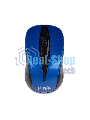 Мышь беспроводная HIPER HOMW-062 синий, 1000 dpi, радиоканал, USB, кнопки - 3