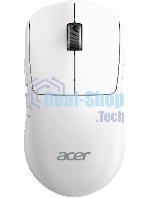 Мышь беспроводная/проводная Acer OMR401 белый, 12000 dpi, радиоканал, Bluetooth, USB, кнопки - 5