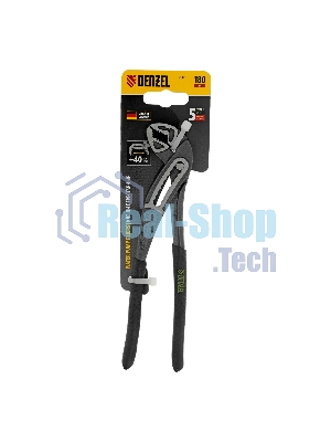 Клещи переставные Denzel обливные рукоятки, 180 мм