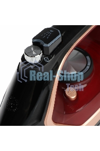 Утюг Centek CT-2313 RED 2600 Вт керамическая подошва, 350мл, паровой удар, самоочистка, капля-стоп