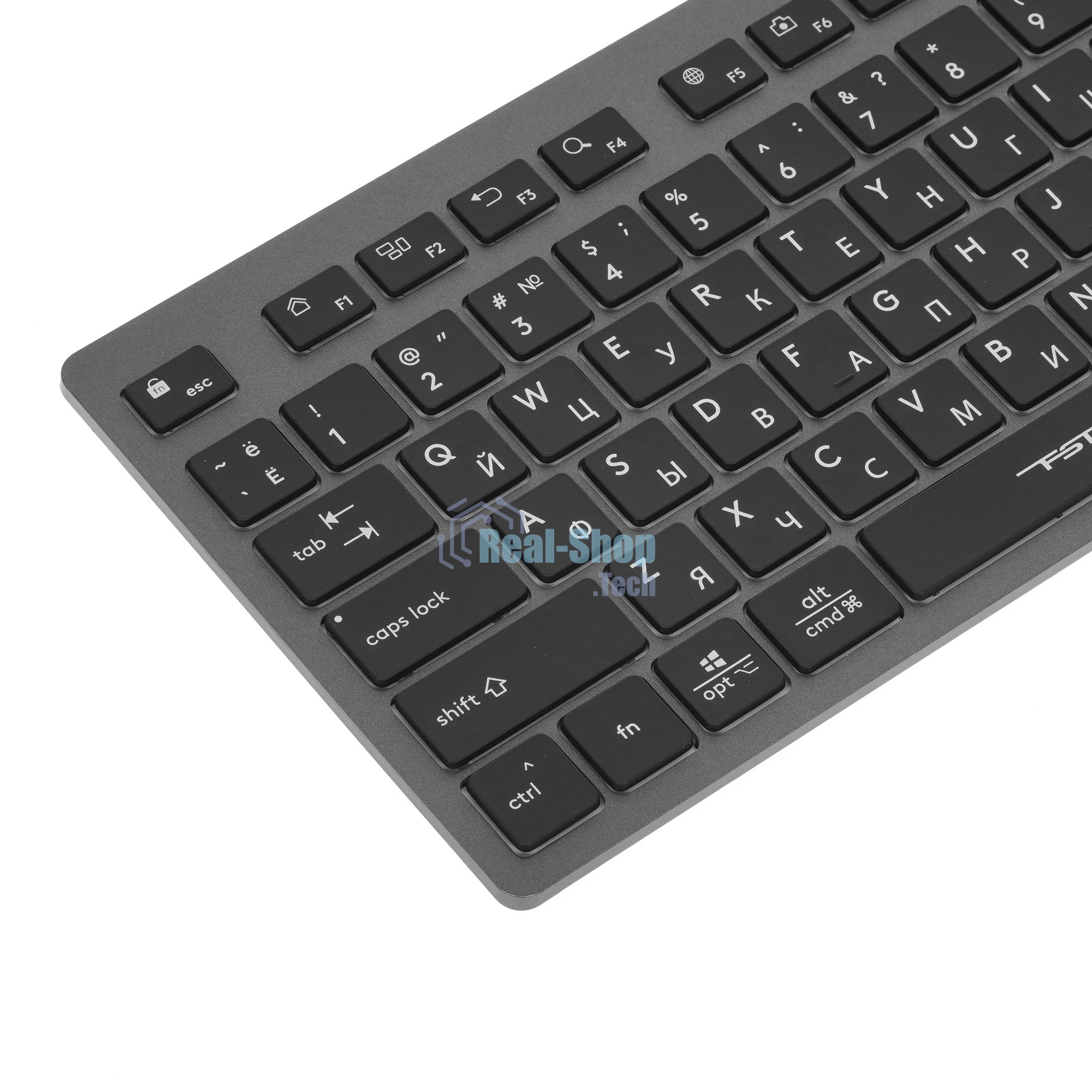 Клавиатура A4Tech Fstyler FX60H проводная, USB Type-A, серый