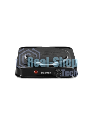 Плита настольная электрическая BLACKTON Bt HP117CI чёрный, 1 кВт, ТЭН, конфорки - 1, эмаль, поворотные переключатели