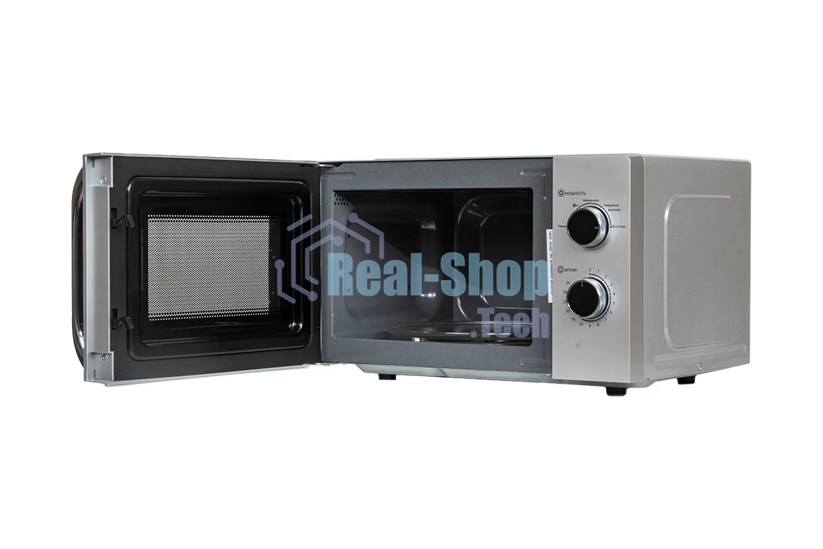 Микроволновая печь JVC JK-MW147M серебристый 20л 700Вт поворотный механизм