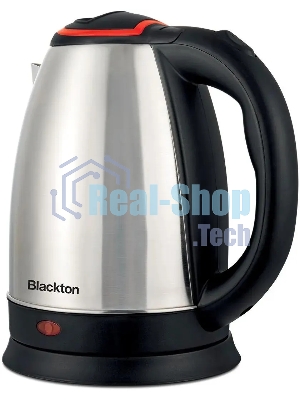 Электрочайник Blackton Bt KT1810S сталь-красный, 1.8 л, 1850 Вт, скрытый нагревательный элемент