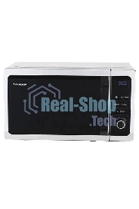 Микроволновая печь Sharp R2852RSL серебристый, 20 л, 800 Вт, переключатели - кнопки/поворотный механизм