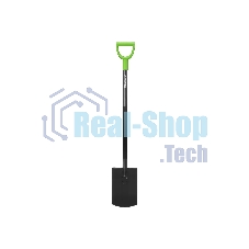 Лопата Сибртех штыковая, металлический черенок, прямоугольная