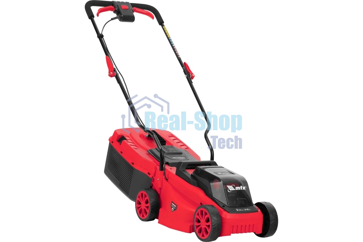 Газонокосилка аккумуляторная бесщеточная MTX CLM-320, 320 мм, травосб. 30 л, Li-Ion, 20 В