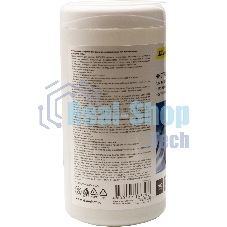 Салфетки Silwerhof DAILY для экранов мониторов/плазменных/ЖК телевизоров/ноутбуков туба 100шт влажных