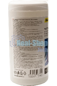 Салфетки Silwerhof DAILY для экранов мониторов/плазменных/ЖК телевизоров/ноутбуков туба 100шт влажных