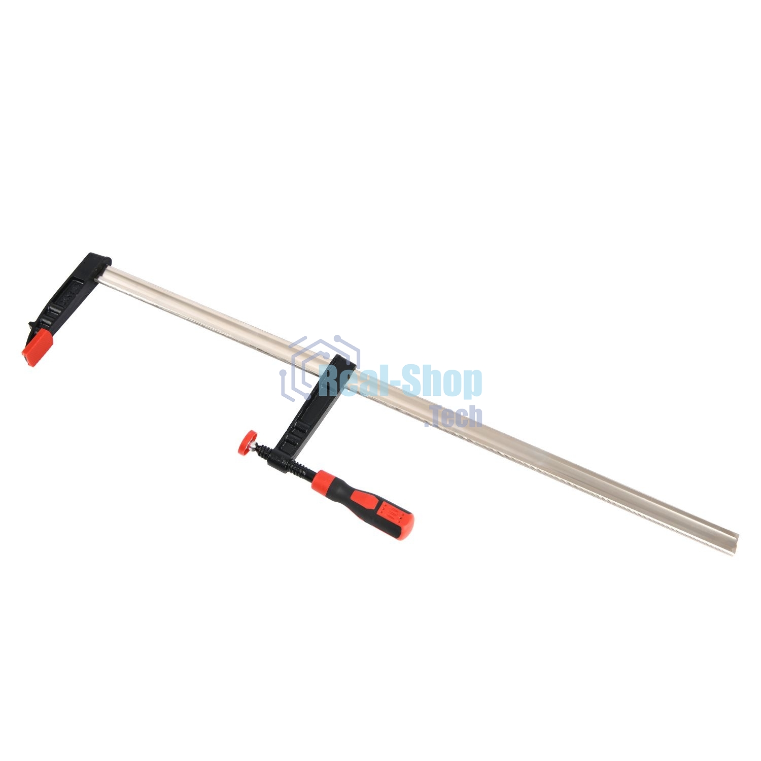 Струбцина F-образная усиленная Deli DL111250Z 500x120 мм, макс. усилие зажима 3500N, резьба 16мм