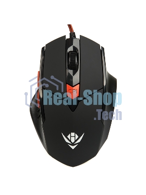 Мышь проводная Dialog MOG-11U Nakatomi Gaming - 6 кнопок + ролик, USB,черная