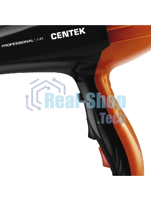 Фен Centek CT-2226 черный/оранжевый, 2200 Вт