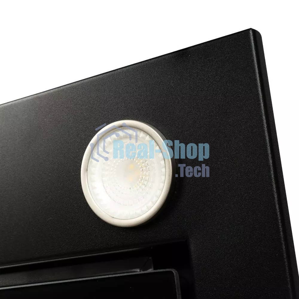 Вытяжка встраиваемая DeLonghi Cosetta 710 NB черная, 70 см, 1200 куб. м/ч, 63 дБ