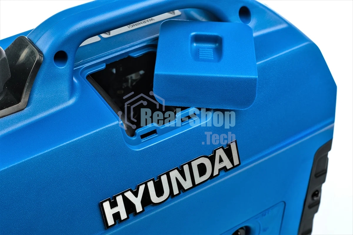 Электрогенератор бензиновый инверторный Hyundai HHY 1050Si, 1.2 кВт, 59 дБ, 12 кг