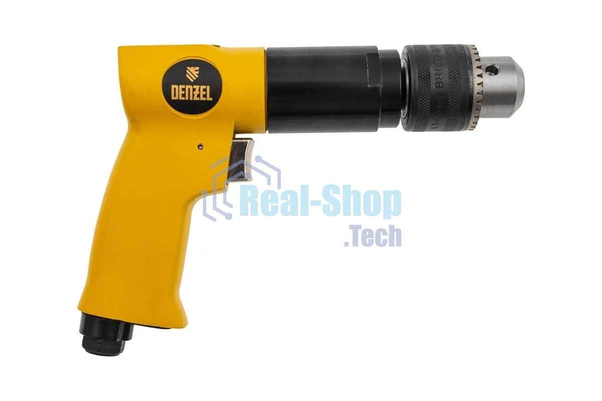 Пневматическая дрель Denzel PD500, 500 об/мин, 114 л/мин, 13 мм