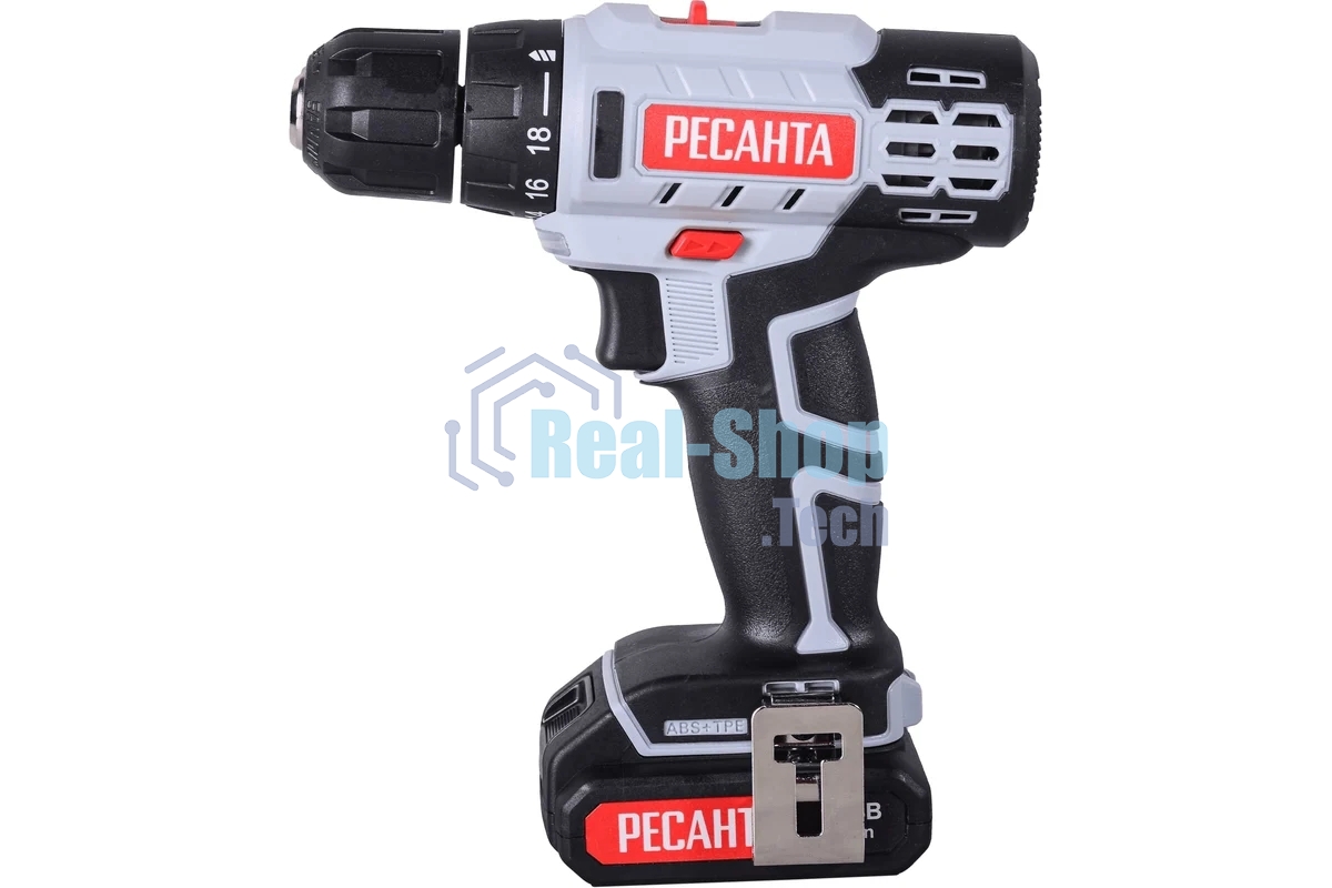 Дрель-шуруповерт аккумуляторная Ресанта ДА-14-2Л 75/14/3, Аккумуляторная, 14,4В