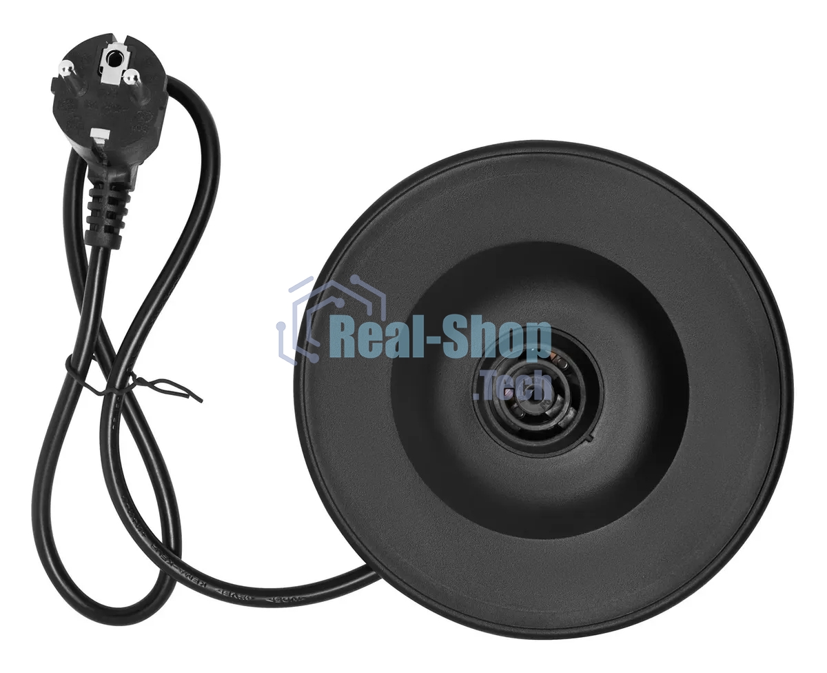 Чайник электрический Starwind SKG2051 1.8л. 1800Вт черный/серебристый (корпус: стекло)