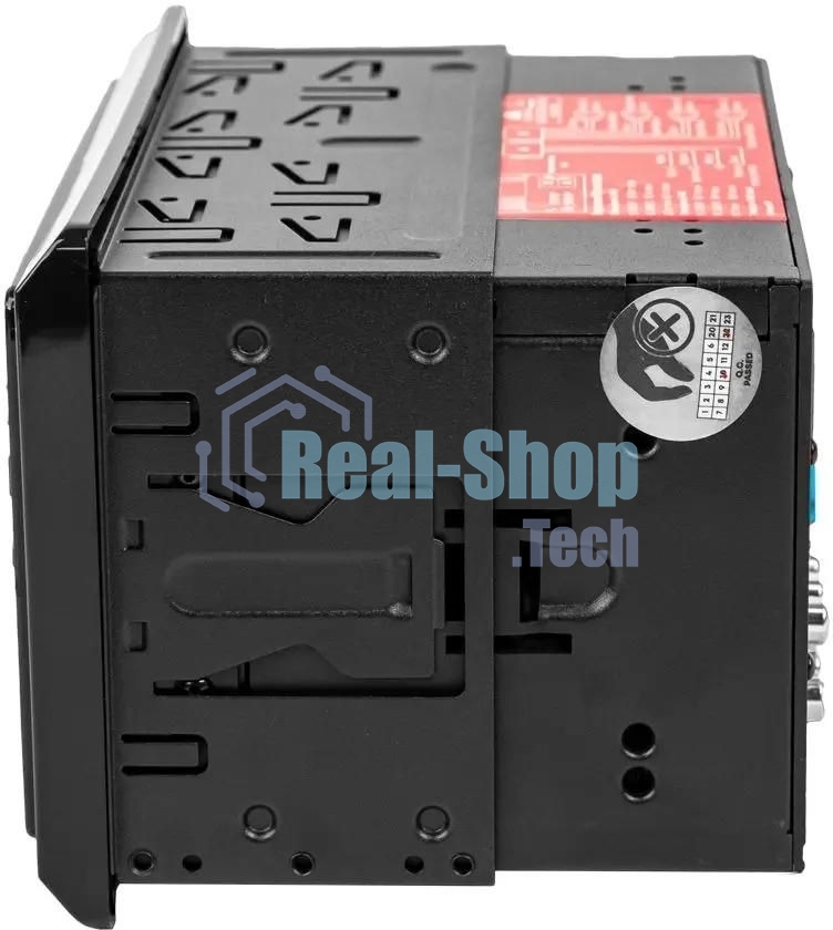 Автомагнитола ACV ADX-211BM, 2 DIN, Bluetooth, USB Type-A, AUX, пульт ДУ