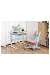 Кресло детское Cactus CS-CHR-3604PK розовый крестов. пластик серый