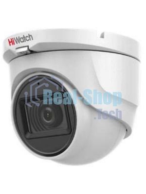 Купольная аналоговая камера HiWatch DS-T283(B)(2.8мм), 1920x1080, 2 Мп, CMOS, 25 кадр/сек, EXIR до 20 м, IP66, пластик