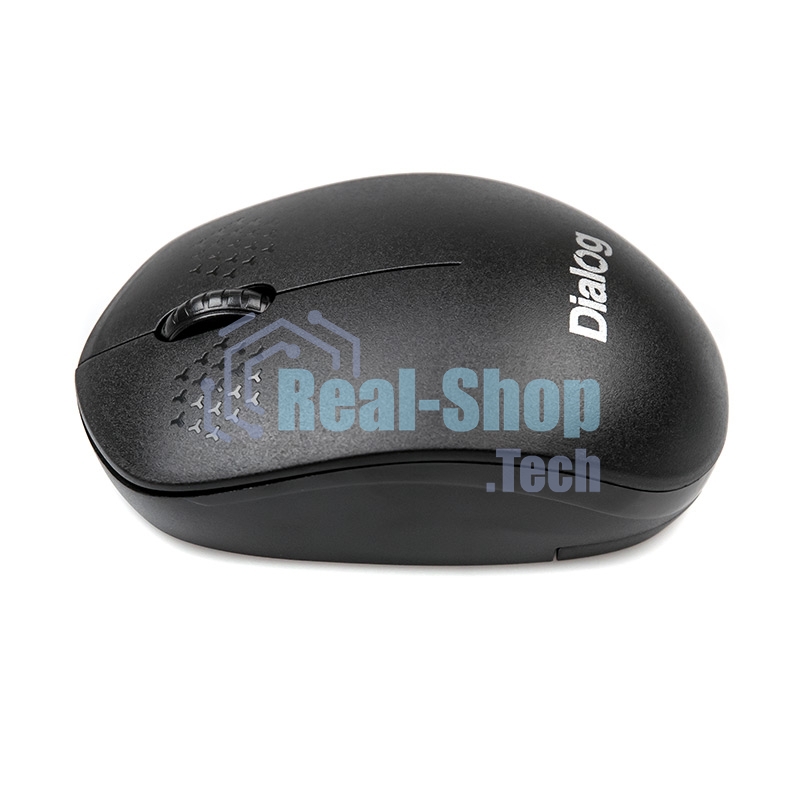 Мышь беспроводная Dialog Comfort MROC-13U черный, 1200 dpi, радиоканал, USB, кнопки - 3