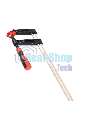 Струбцина F-образная усиленная Deli DL111250Z 500x120 мм, макс. усилие зажима 3500N, резьба 16мм