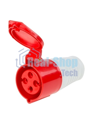 Розетка Rexant 224 переносная 3Р+РЕ 32А 380 В IP44