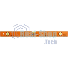 Уровень алюминиевый Sparta 600 мм, 3 глазка, желтый, линейка