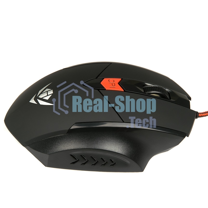 Мышь проводная Dialog MOG-11U Nakatomi Gaming - 6 кнопок + ролик, USB,черная