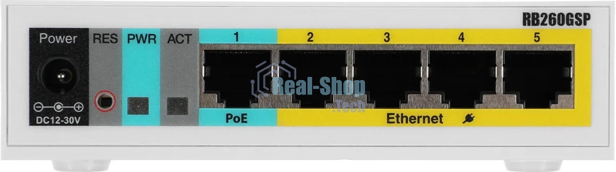 Коммутатор Mikrotik CSS106-1G-4P-1S 5PORT 1000M 1SFP