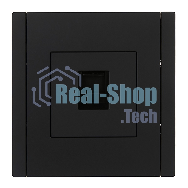 Розетка компьютерная RJ45 кат.6 IEK FORTE&PIANO FP131 черный