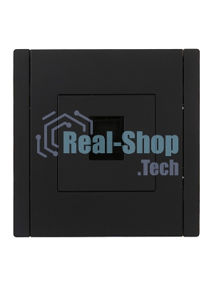 Розетка компьютерная RJ45 кат.6 IEK FORTE&PIANO FP131 черный