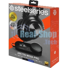 Гарнитура проводная с микрофоном Steelseries Arctic Nova Pro черный 1.5м накладные оголовье (61527)