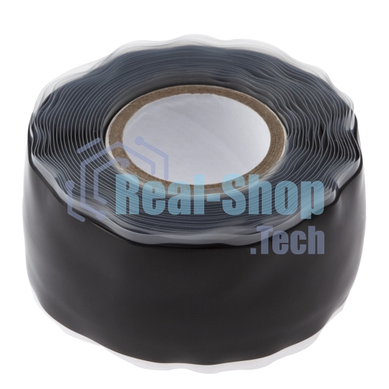 Изолента ЭРА PRO PROSS25 силиконовая самослипающаяся 25 мм х 3 м черная